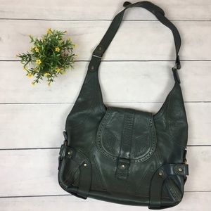 Hobo International Large Green Leather Handbag